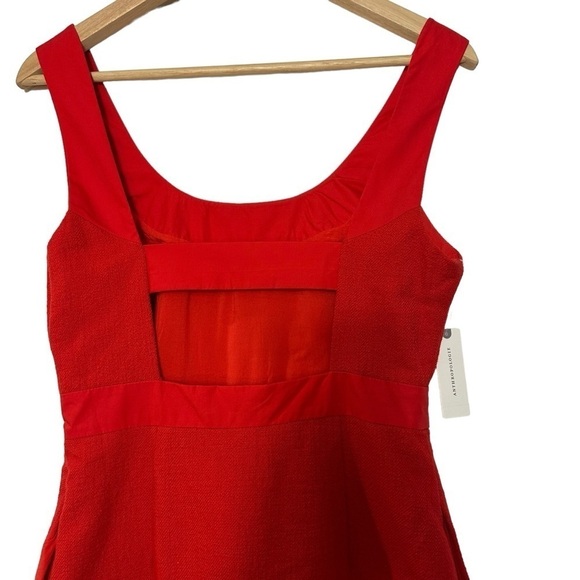 NWT Anthropologie Red Maeve Sleeveless Scoop-neck Mini Dress - Picture 11 of 14